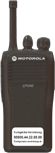 Motorola Radio Hire CP140